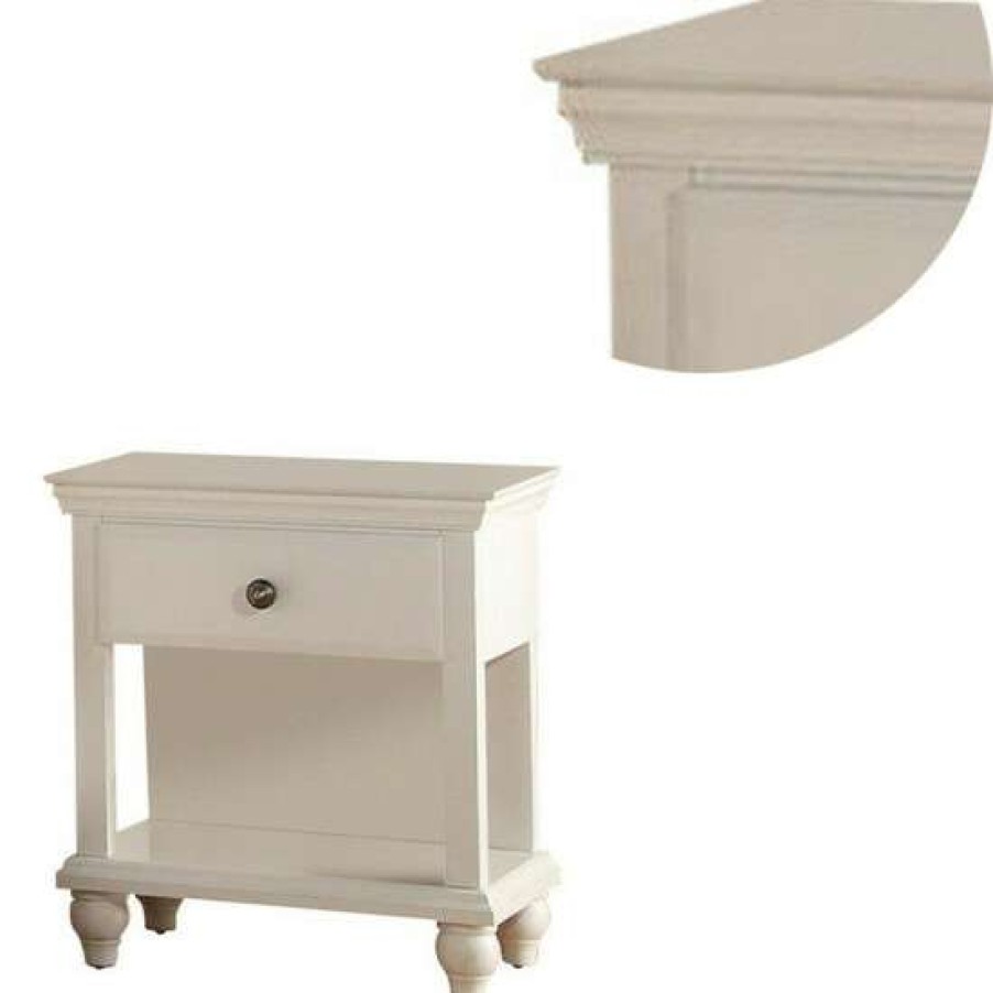 Furniture * | Budget Simple Relax Nightstand With One Drawer And Shelf