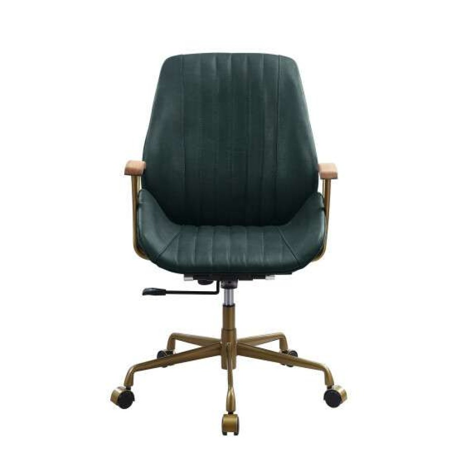 Furniture * | Budget Simple Relax Upholstered Adjust Height Design Office Chair Vintage White