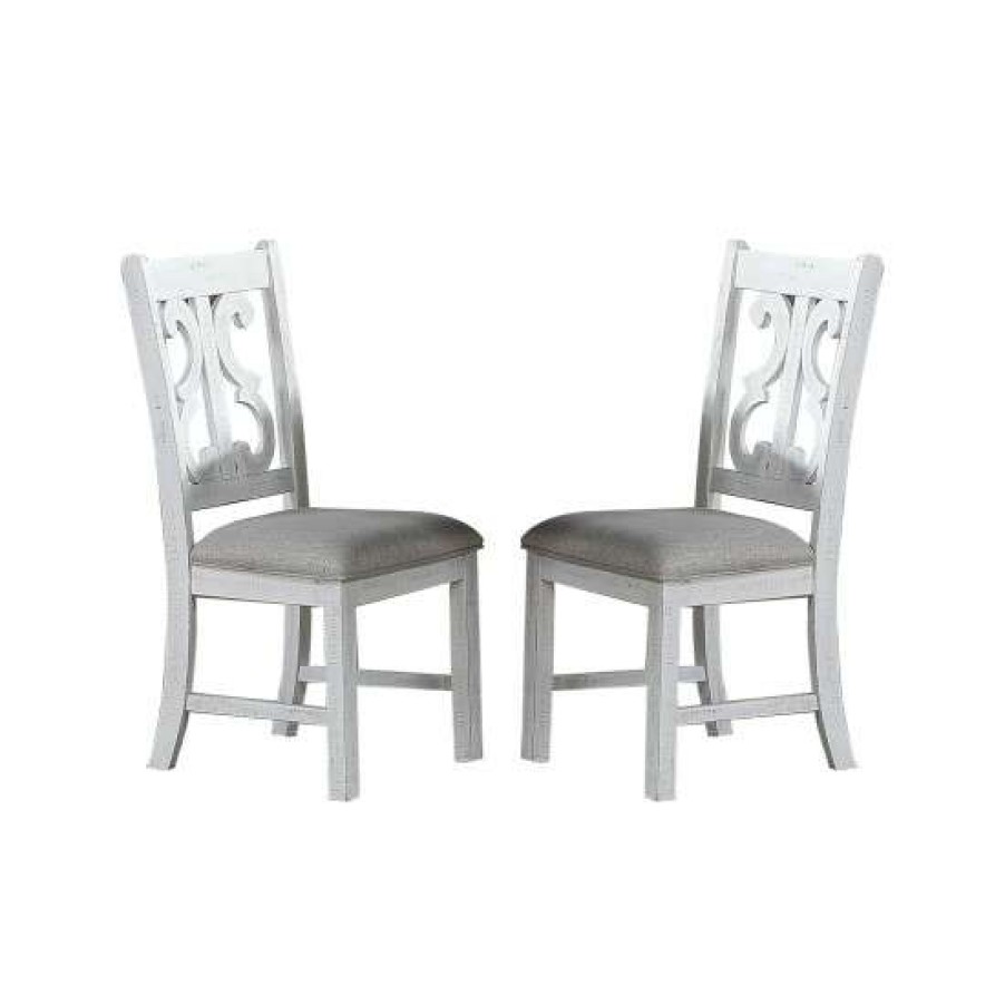 Furniture * | Best Pirce Simple Relax Upholstery Dining Chair, Set Of 2