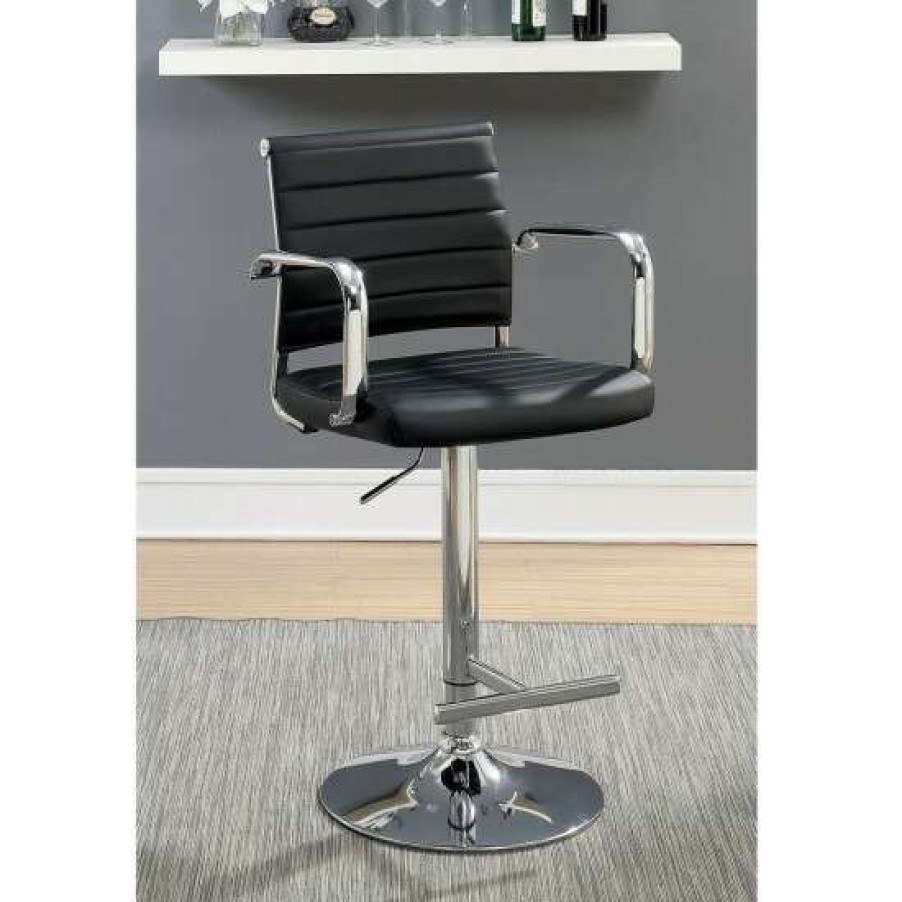 Furniture * | Cheapest Simple Relax Leatherette Bar Stool White