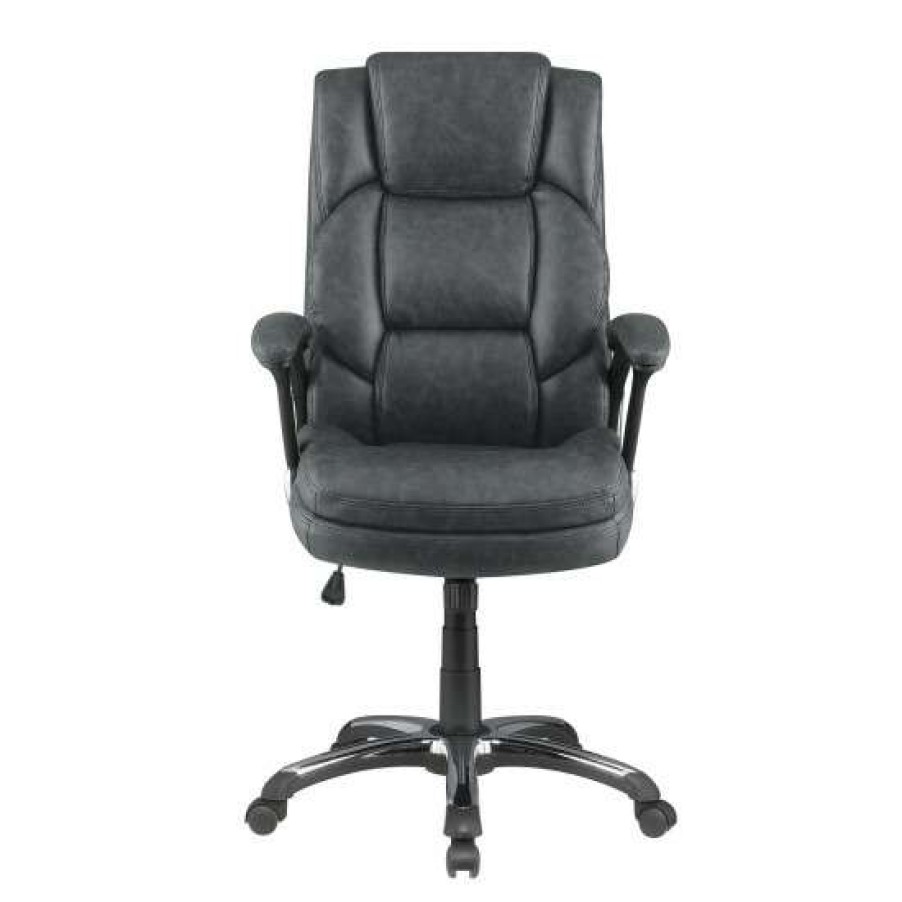 Furniture * | Flash Sale Simple Relax Adjustable Height Office Chair With Padded Arm,