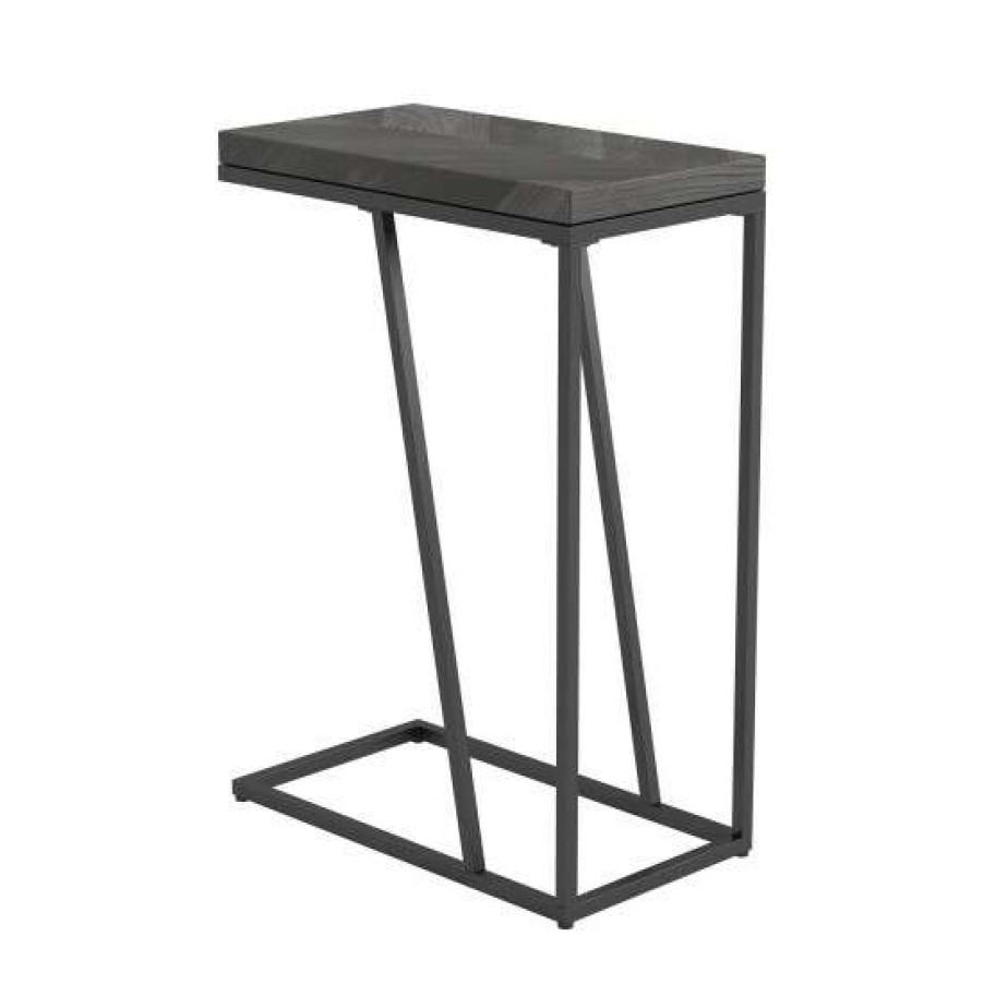 Furniture * | Flash Sale Simple Relax Rectangular Accent Table With Metal Frame