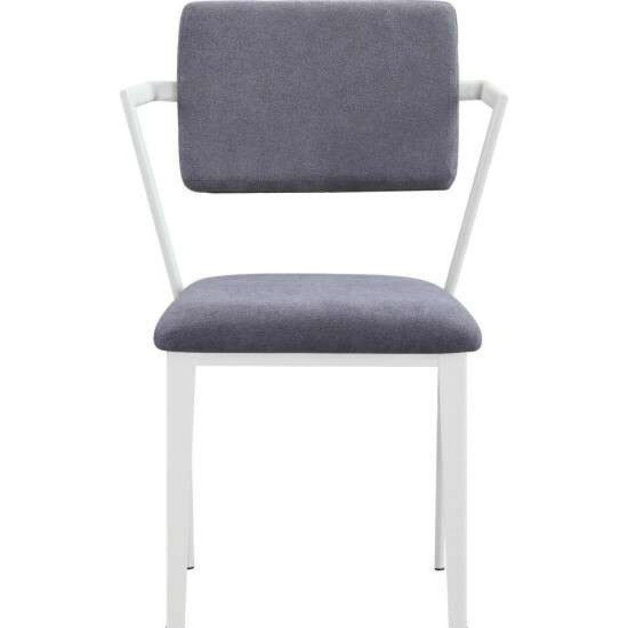 Furniture * | Cheap Simple Relax Metal Frame Office Chair With Padded Seat