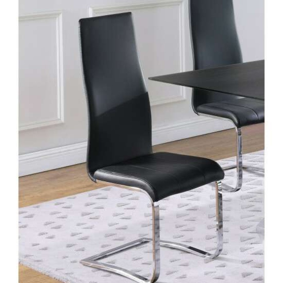 Furniture * | Best Sale Simple Relax Set Of 4 Side Chairs In Finish