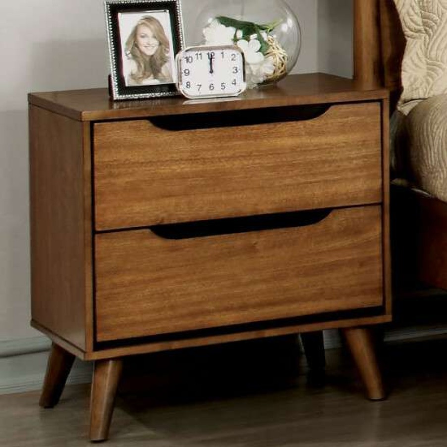 Furniture * | New Simple Relax 24 H Nightstand With 2 Drawers