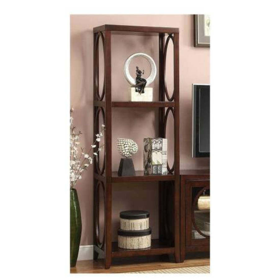 Furniture * | Budget Simple Relax Wooden Pier Cabinet In Cherry Finish