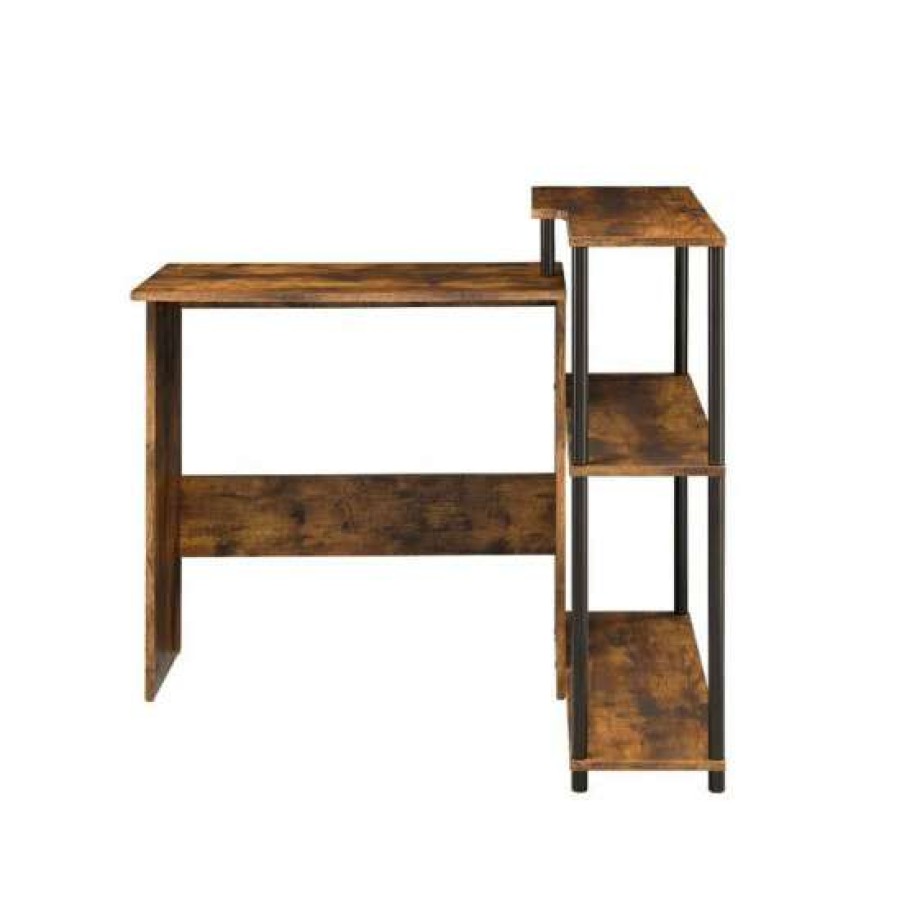 Furniture * | Outlet Simple Relax Wooden Writing Desk In Finish