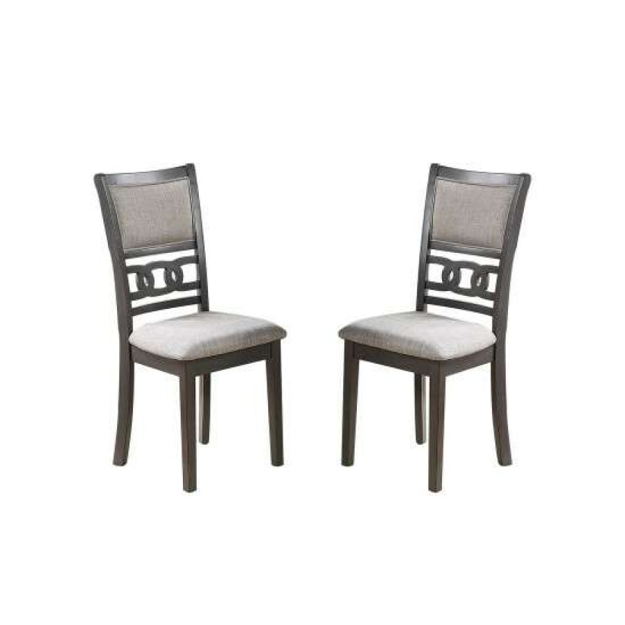 Furniture * | Budget Simple Relax Set Of 2 Upholstered Dining Chairs