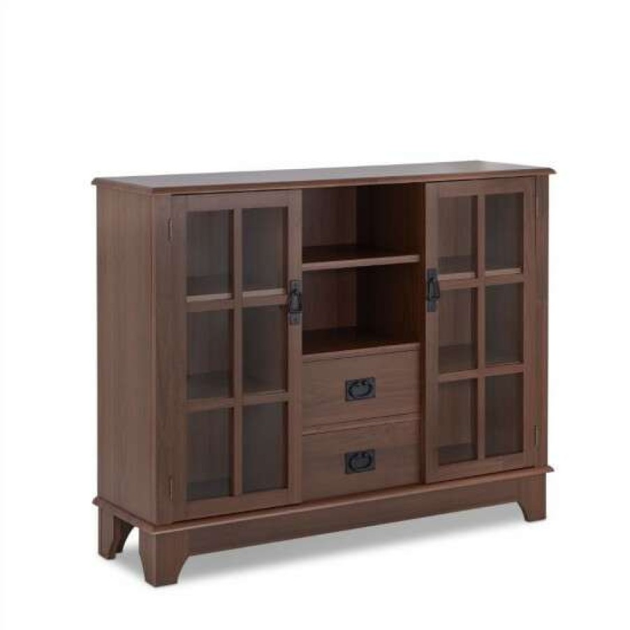 Furniture * | Best Sale Simple Relax Console Table With 2 Drawers In