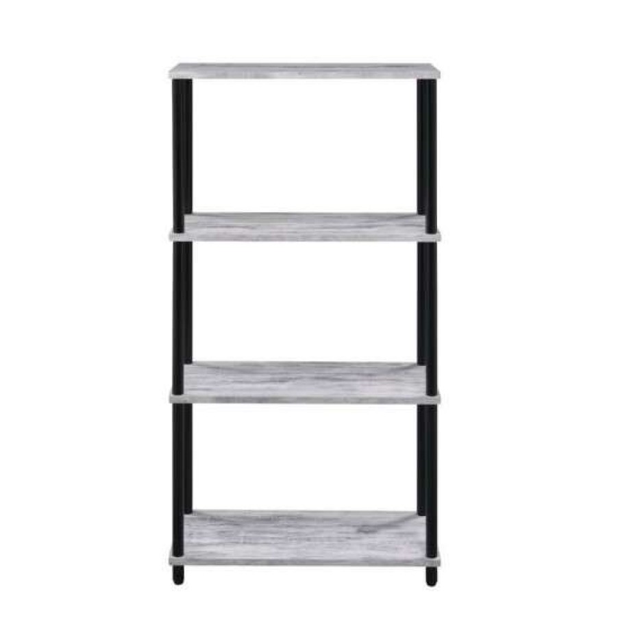 Furniture * | Coupon Simple Relax 4 Tier Wooden Bookshelf