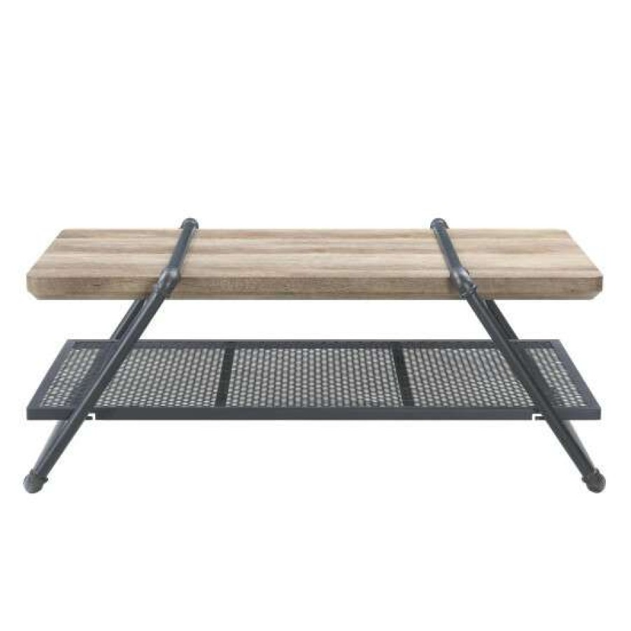 Furniture * | Flash Sale Simple Relax Coffee Table In Oak And Sandy Gray