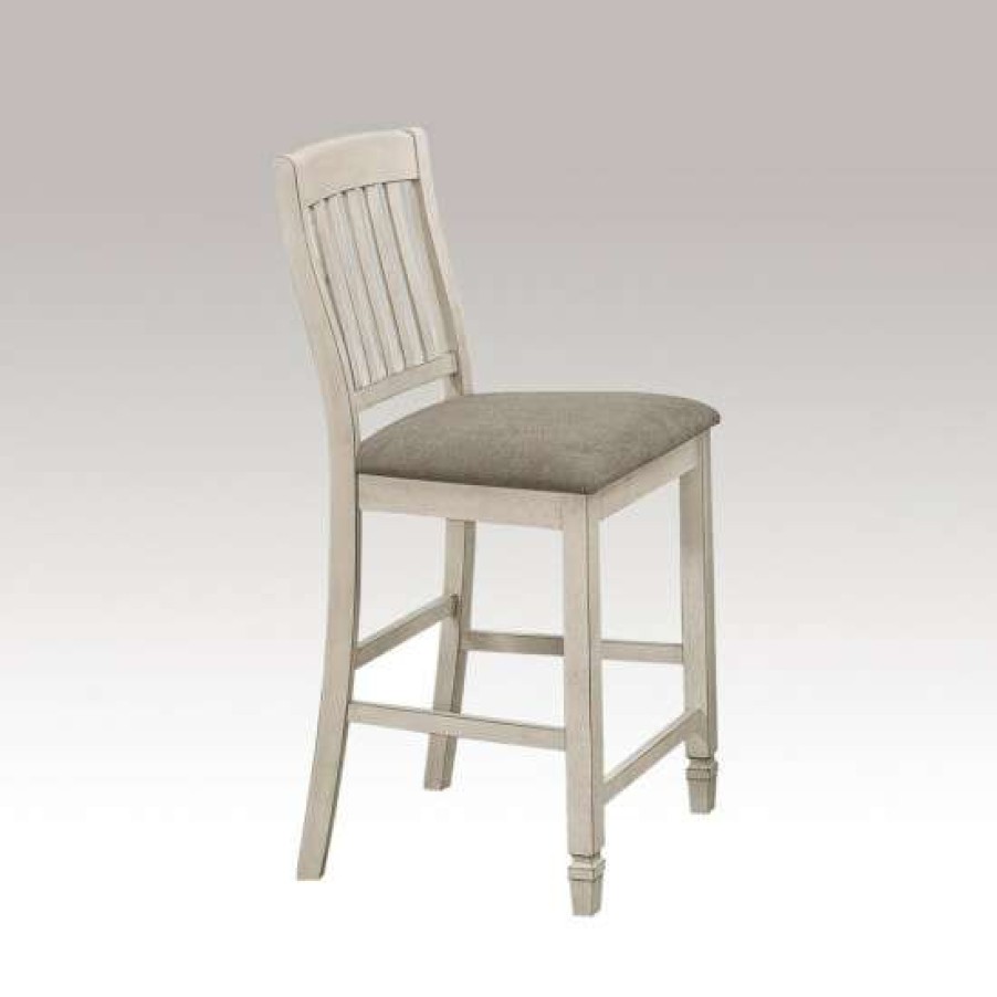 Furniture * | Best Reviews Of Simple Relax Set Of 2 Wood Dining Chair In Fossil And Rustic Cream